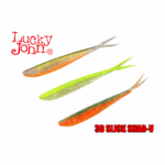Lucky John 3D SLICK SHAD-V 5'' / 12,7cm