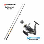 Combo Shore Jigging Robinson Big Mama Spin Rod 270 + Oceanic Team Force GS5500