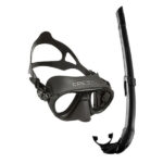 Cressi Calibro + Corsica Combo Black - Σετ Μάσκα και Αναπνευστήρας