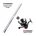 Combo Spinning Robinson Carbonic 2.40m  / 10-30gr + Robinson Rockers FD 302