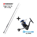 Combo Spinning Robinson Cougar Trout Jig 270 / 5-22gr + Oceanic Team Joy 2000S