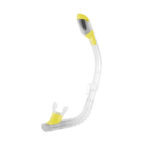 Cressi Mini Dry Snorkel Clear/Yellow - Αναπνευστήρας