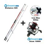 Combo Surf Casting Oceanic  Distance 420 + Oceanic Team Atom 10000 + Ryobi Iron 600m