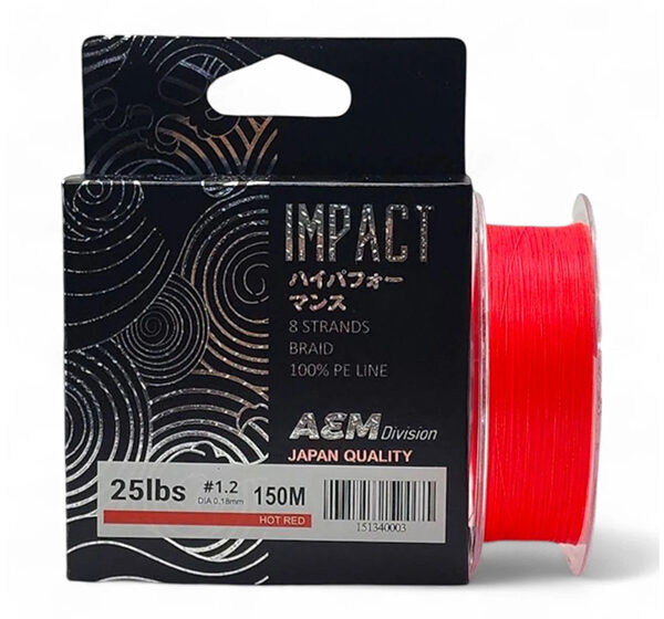Νήμα IMPACT 150m X8  HOT RED
