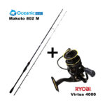 Combo Tenya Oceanic Team Makoto 802M+ Ryobi Virtus 4000