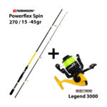 Combo Spinning Robinson Powerflex Spin 270 / 15 - 45 gr + Sensei Legend 4000