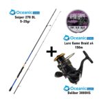 Combo Spinning Oceanic Team Sniper 270 BL / 5-25gr + Oceanic Team Dalibor 3000HS + Oceanic Team Lure Game Braid x4 150m
