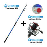 Combo Surf Casting Oceanic  Thalassa 450 + Oceanic Atom 10000 + Oceanic Aikido 300m