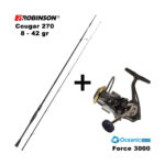 Combo Spinning Robinson Cougar Zander Jig 270 / 8 - 42gr + Oceanic Team Force 3000