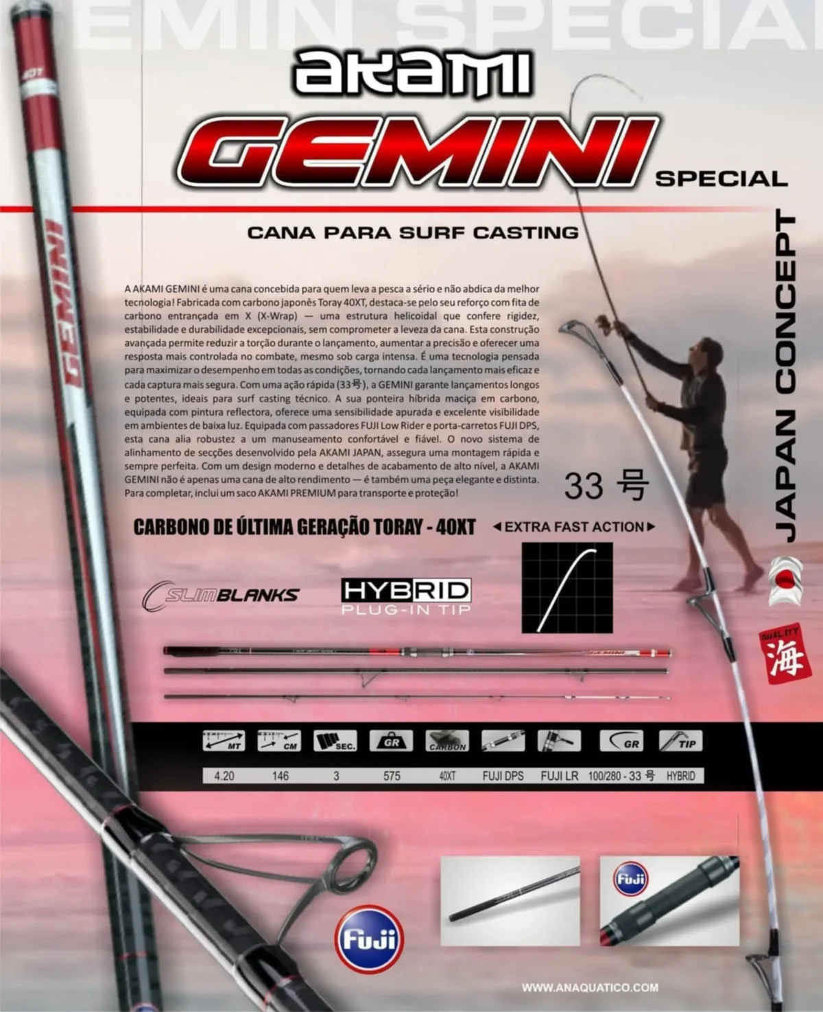 ΚΑΛΑΜΙ AKAMI GEMINI SPECIAL 4,20m – 100/280gr - Image 3