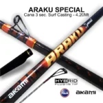 ΚΑΛΑΜΙ AKAMI ARAKU SPECIAL SURF 4.20m 100-280gr - Image 4