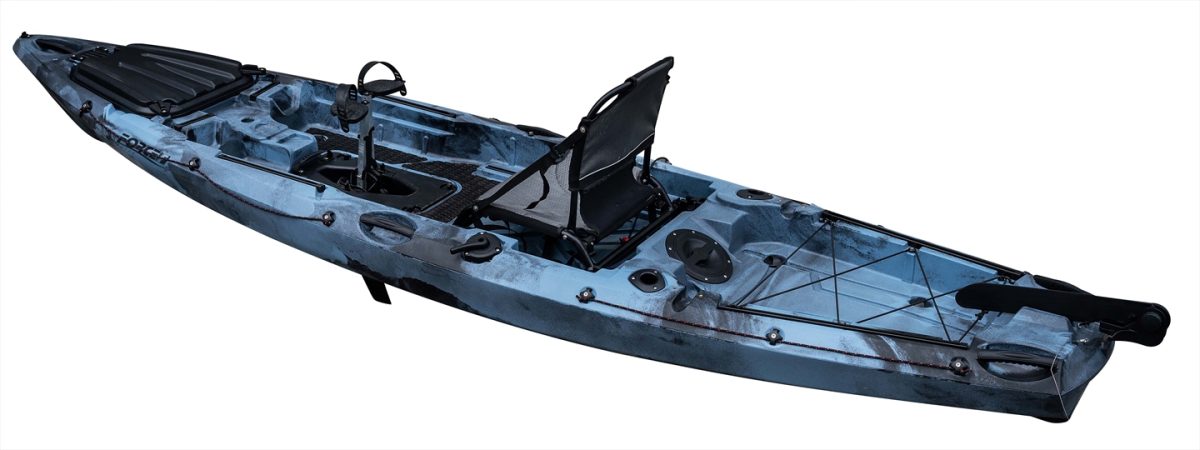 Prof. Fishing Kayak - Επαγ.Kαγιάκ Ψαρέματος Ποδηλατικό KICK-UP FINS FORCE Tarpon 12.5 - Image 2